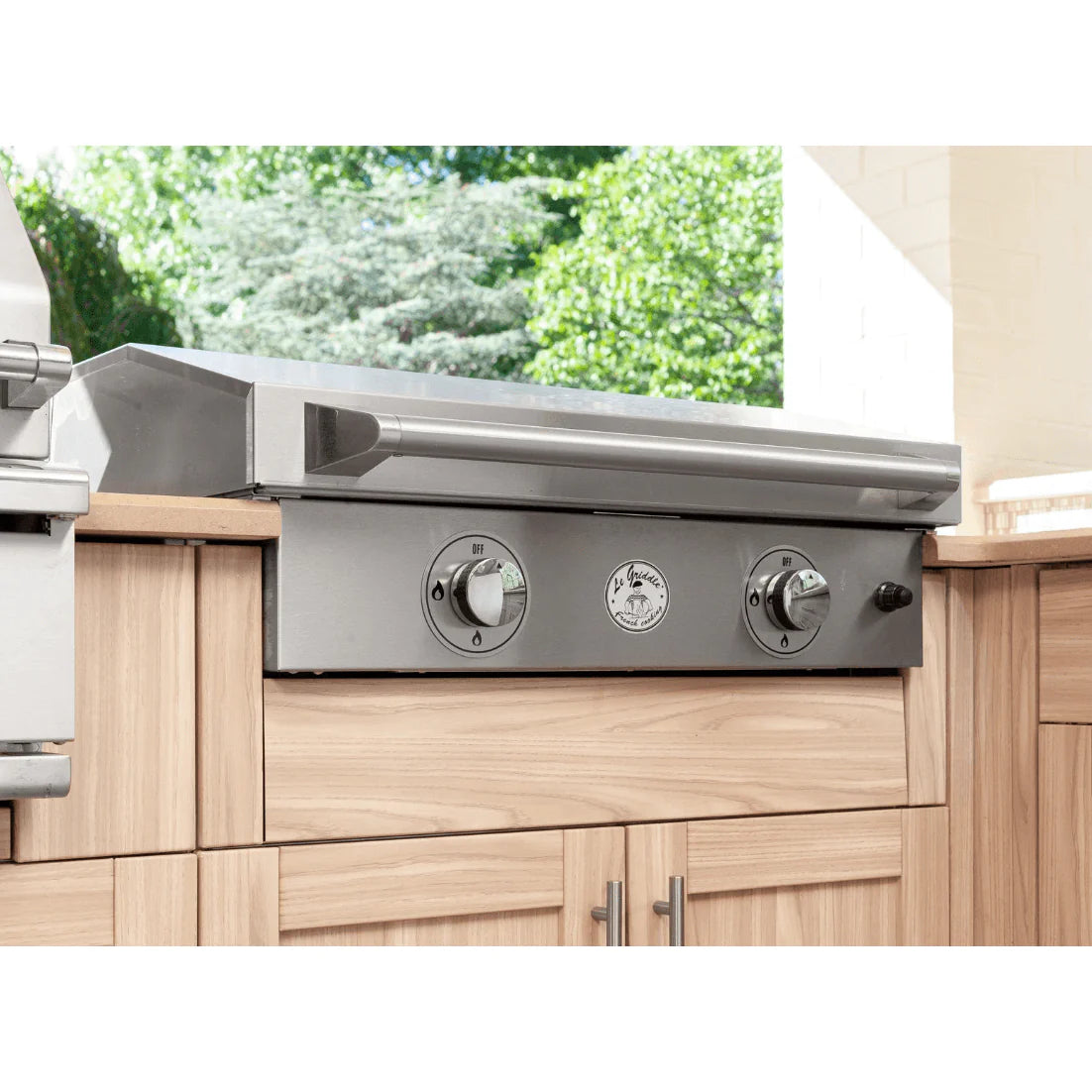 Le Griddle Ranch Hand 2-Burner Built-In/Tabletop Gas Griddle