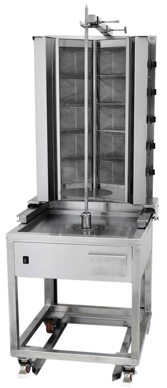 Shawarma Machine-Rolling Cart- 10 Burners