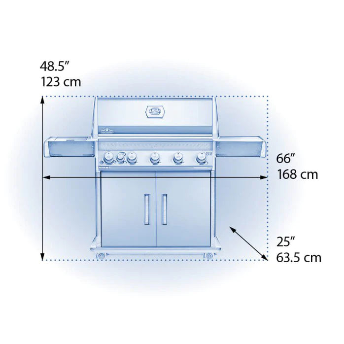 Napoleon Rogue XT 625 Gas Grill with Infrared Side Burner