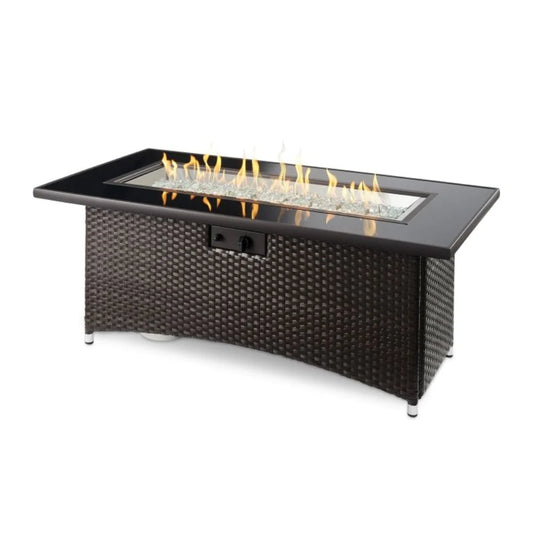 The Outdoor Greatroom Company Balsam Montego Linear Gas Fire Pit Table