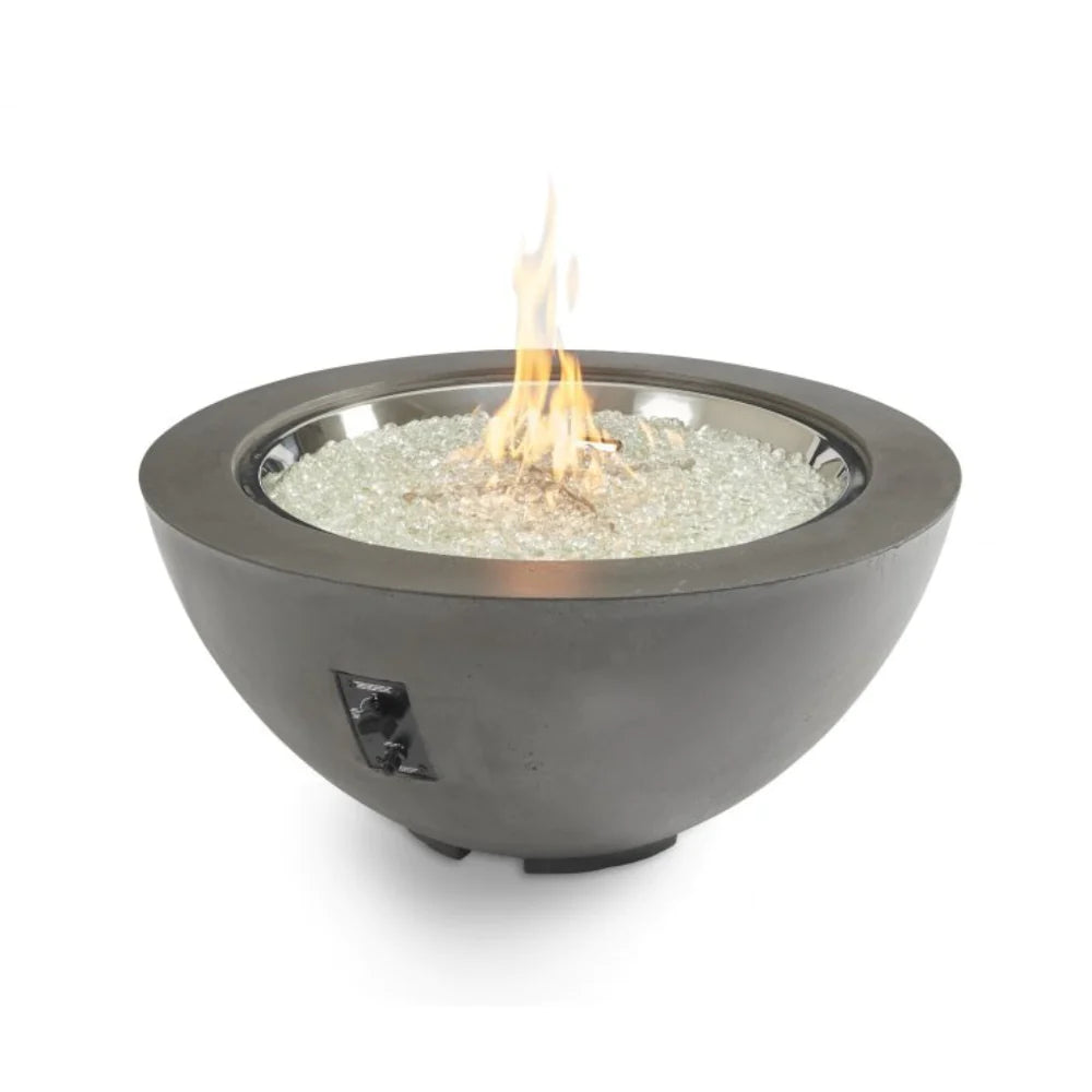 The Outdoor Greatroom Company Midnight Mist Cove 42-Inch Round Gas Fire Pit Bowl