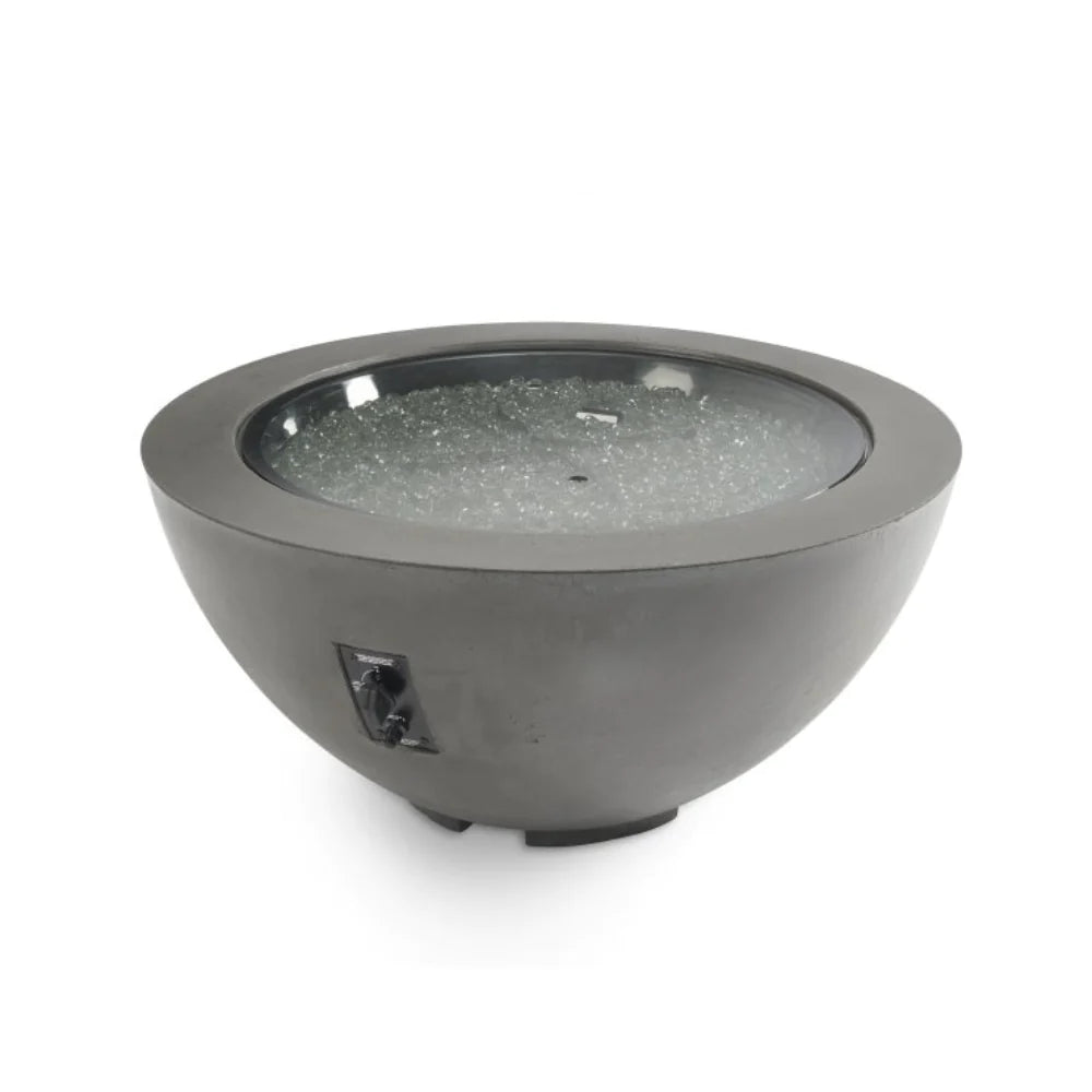 The Outdoor Greatroom Company Midnight Mist Cove 42-Inch Round Gas Fire Pit Bowl