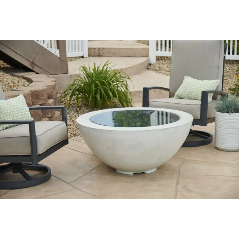 The Outdoor Greatroom Company White Cove 42-Inch Round Gas Fire Pit Bowl