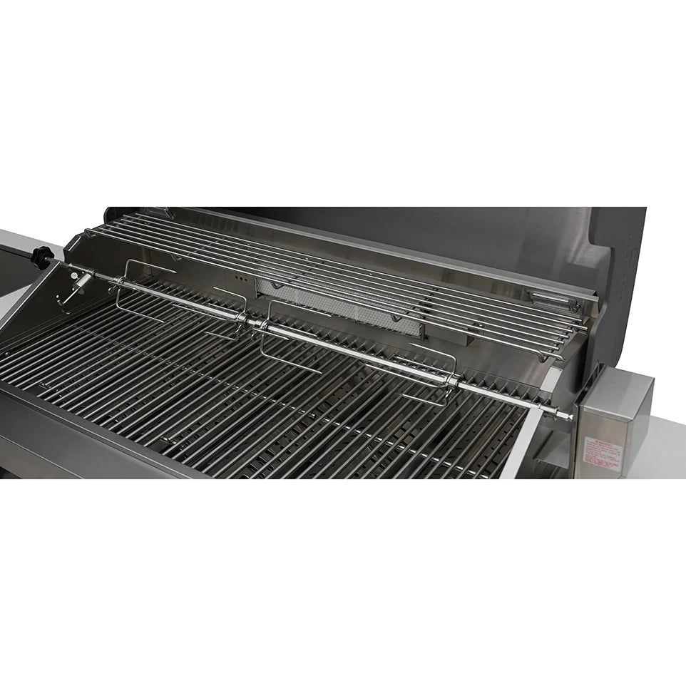 Mont Alpi 400 Deluxe BBQ Grill Island with Fridge Cabinet